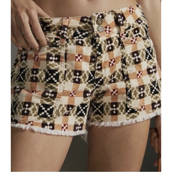 Anthropologie Pants - Anthropologie Pilcro The Wanderer Shorts Women's Size 30 Boho‎ Corduroy Bohemian